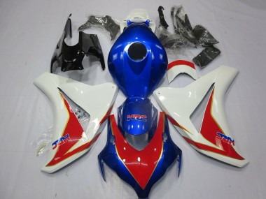 Billige Weiß Blau Rot HRC 2008-2011 Honda CBR1000RR Motorrad Verkleidung