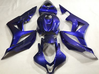 Billige Blau 2007-2008 Honda CBR600RR Motorrad Verkleidung