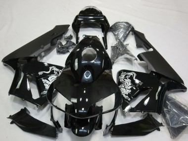 Billige Glänzendes Schwarz Special Design 2003-2004 Honda CBR600RR Motorrad Verkleidung
