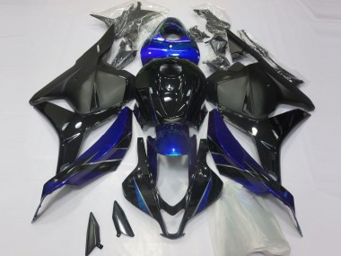 Billige Blau Glänzendes Schwarz Matt Schwarz 2009-2012 Honda CBR600RR Motorrad Verkleidung