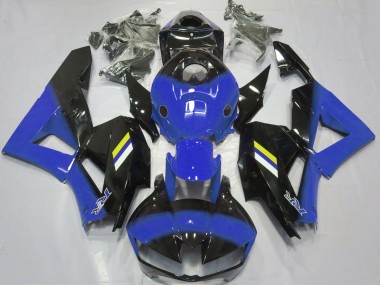 Billige Blau Glänzendes Schwarz Weiß Gelb 2013-2023 Honda CBR600RR Motorrad Verkleidung