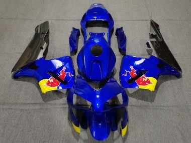 Billige Blau Gelb Glänzendes Schwarz Red Bull 2003-2004 Honda CBR600RR Motorrad Verkleidung