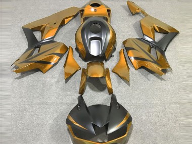 Billige Gold Matt Schwarz 2013-2023 Honda CBR600RR Motorrad Verkleidung
