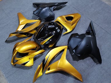 Billige Gold Glänzendes Schwarz Matt Schwarz OEM Stil 2009-2012 Honda CBR600RR Motorrad Verkleidung