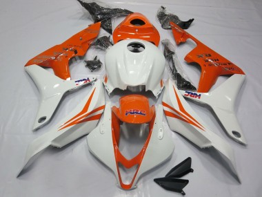 Billige Weiß Orange HRC 2007-2008 Honda CBR600RR Motorrad Verkleidung