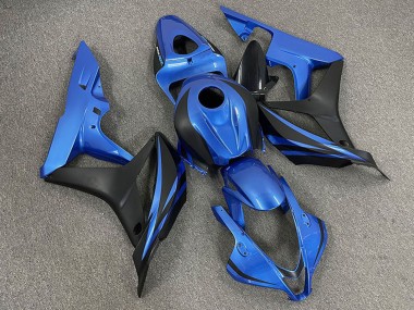 Billige Blau Matt Schwarz OEM Stil 2007-2008 Honda CBR600RR Motorrad Verkleidung