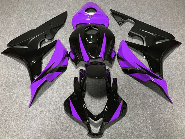 Billige Lila Glänzendes Schwarz Matt Schwarz 2007-2008 Honda CBR600RR Motorrad Verkleidung