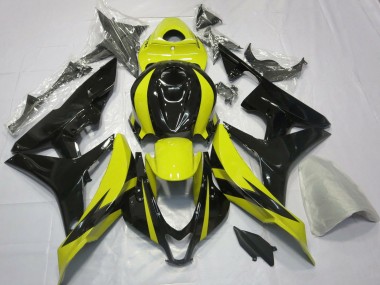 Billige Gelb Glänzendes Schwarz OEM Stil 2007-2008 Honda CBR600RR Motorrad Verkleidung