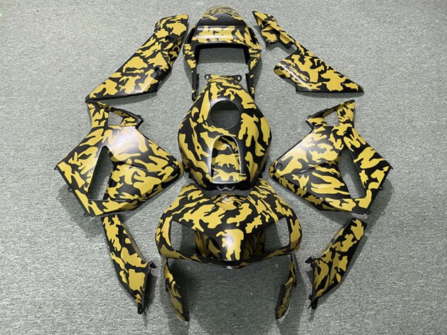 Billige Gelb Schwarz Camouflage 2003-2004 Honda CBR600RR Motorrad Verkleidung