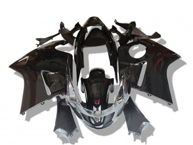 Billige Glänzendes Schwarz Grau 1996-2007 Honda CBR1100XX Blackbird Motorrad Verkleidung
