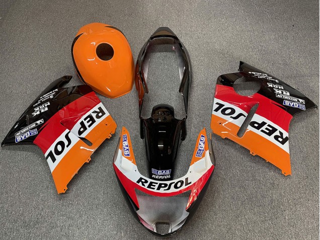 Billige Orange Weiß Rot Glänzendes Schwarz Repsol 1996-2007 Honda CBR1100XX Blackbird Motorrad Verkleidung