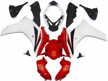 Billige Weiß Rot Glänzendes Schwarz 2011-2013 Honda CBR600F Abs Motorrad Verkleidungen