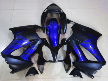 Billige Glänzendes Blau Matt Blau Matt Schwarz 2002-2013 Honda VFR 800 Motorrad Verkleidung