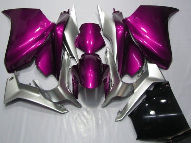 Billige Silber Rosa 2010-2014 Honda VFR 1200 Motorrad Verkleidung