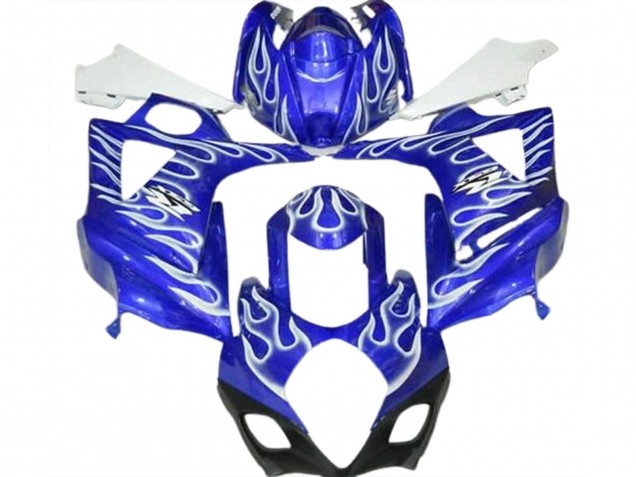Billige Blau Weiß Flamme 2007-2008 Suzuki GSXR 1000 Motorrad Verkleidung
