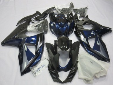 Billige Blau Silber Schwarz 2009-2016 Suzuki GSXR 1000 Motorrad Verkleidung