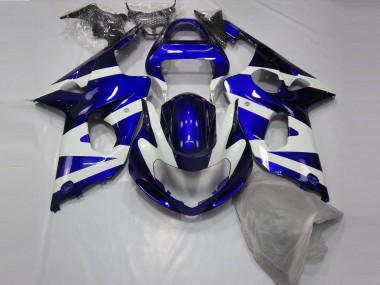 Billige Blau Weiß 2000-2002 Suzuki GSXR 1000 Motorrad Verkleidung