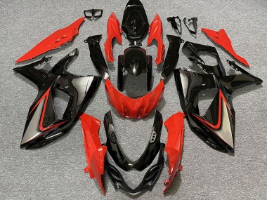 Billige Rot Schwarz 2009-2016 Suzuki GSXR 1000 Motorrad Verkleidung