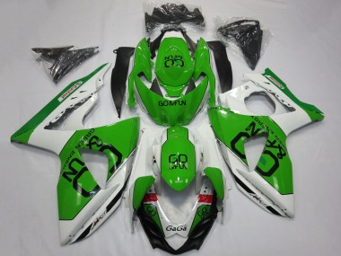 Billige Weiß Grün Go Fun 2009-2016 Suzuki GSXR 1000 Motorrad Verkleidung