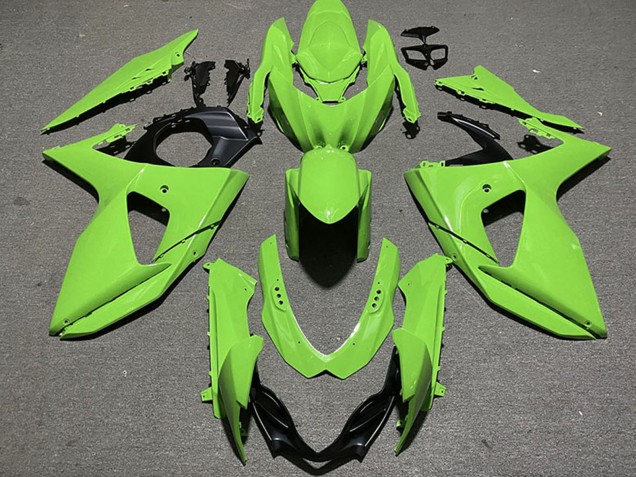 Billige Grün Schwarz 2009-2016 Suzuki GSXR 1000 Motorrad Verkleidung