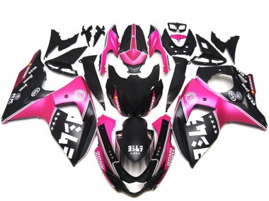 Billige Rosa Schwarz 2009-2016 Suzuki GSXR 1000 Motorrad Verkleidung