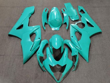 Billige Blau Grün 2005-2006 Suzuki GSXR 1000 Motorrad Verkleidung