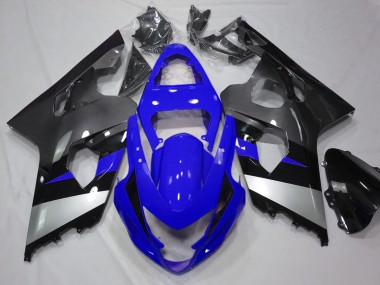 Billige Blau Silber Grau Schwarz 2004-2005 Suzuki GSXR 600 / GSXR 750 Motorrad Verkleidung