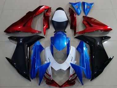 Billige Weiß Blau Rot Schwarz 2011-2024 Suzuki GSXR 600 / GSXR 750 Motorrad Verkleidung