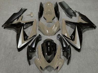 Billige Wüstenbraun Silber Glänzendes Schwarz OEM Stil 2006-2007 Suzuki GSXR 600 / GSXR 750 Motorrad Verkleidung