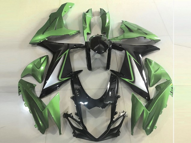 Billige Grün Glänzendes Schwarz 2011-2024 Suzuki GSXR 600 / GSXR 750 Motorrad Verkleidung