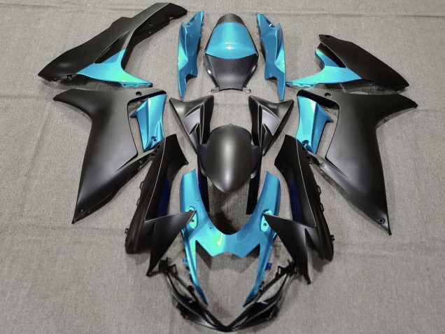 Billige Hellblau Matt Schwarz 2011-2024 Suzuki GSXR 600 / GSXR 750 Motorrad Verkleidung
