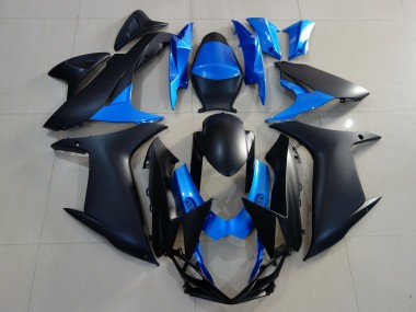 Billige Blau Matt Schwarz 2011-2024 Suzuki GSXR 600 / GSXR 750 Motorrad Verkleidung