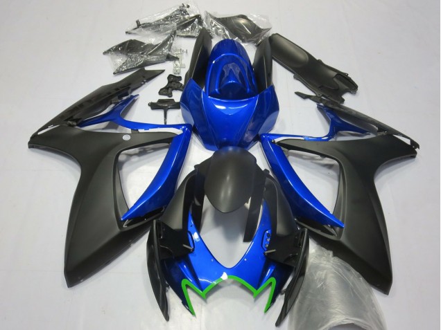 Billige Blau Matt Schwarz Grün OEM Stil 2006-2007 Suzuki GSXR 600 / GSXR 750 Motorrad Verkleidung