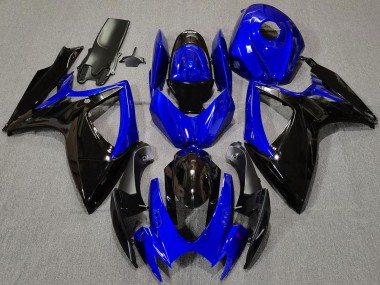 Billige Blau Glänzendes Schwarz 2006-2007 Suzuki GSXR 600 / GSXR 750 Motorrad Verkleidung