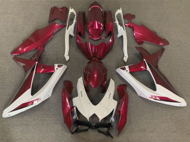 Billige Weiß Rot OEM Stil 2008-2010 Suzuki GSXR 600 / GSXR 750 Motorrad Verkleidung