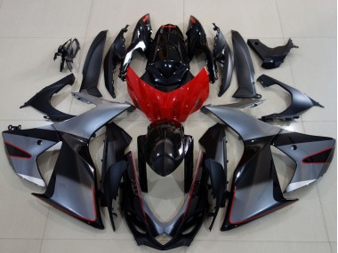 Billige Grau Rot Glänzendes Schwarz 2011-2024 Suzuki GSXR 600 / GSXR 750 Motorrad Verkleidung