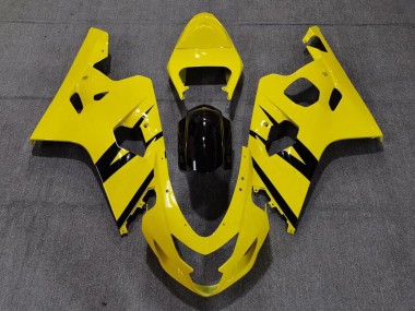 Billige Gelb Glänzendes Schwarz OEM Stil 2004-2005 Suzuki GSXR 600 / GSXR 750 Motorrad Verkleidung