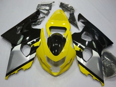 Billige Gelb Silber Schwarz OEM Stil 2004-2005 Suzuki GSXR 600 / GSXR 750 Motorrad Verkleidung