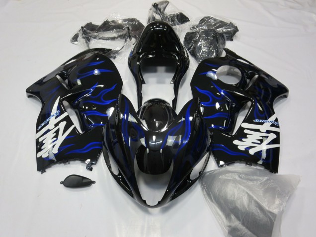 Billige Blau Strudel 1996-2007 Suzuki GSXR 1300 Motorrad Verkleidung