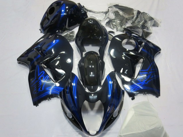 Billige Elektrisches Blau 1996-2007 Suzuki GSXR 1300 Motorrad Verkleidung