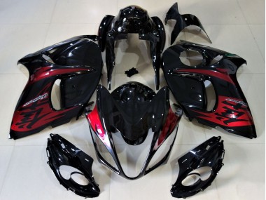 Billige Glänzendes Schwarz Candy Rot 2008-2020 Suzuki GSXR 1300 Motorrad Verkleidung
