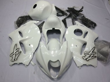 Billige Glänzendes Weiß 1996-2007 Suzuki GSXR 1300 Motorrad Verkleidung