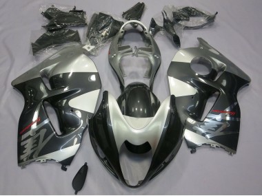 Billige Grau und Silber 1996-2007 Suzuki GSXR 1300 Motorrad Verkleidung