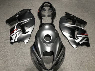 Billige Matt Silber Schwarz 1996-2007 Suzuki GSXR 1300 Motorrad Verkleidung