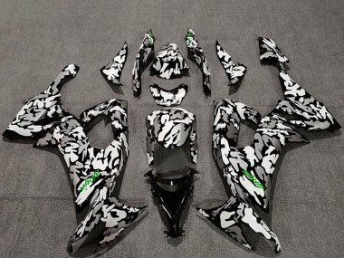 Billige Camouflage Grün Aufkleber 2008-2010 Kawasaki ZX10R Motorrad Verkleidung
