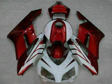 Billige Honda CBR1000RR Motorrad Verkleidung 2004-2005 - Weiss Rot Schwarz