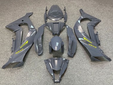 Billige Nardo Grau Gelb 2011-2015 Kawasaki ZX10R Motorrad Verkleidung