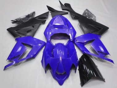 Billige Perl Blau Schwarz 2004-2005 Kawasaki ZX10R Motorrad Verkleidung
