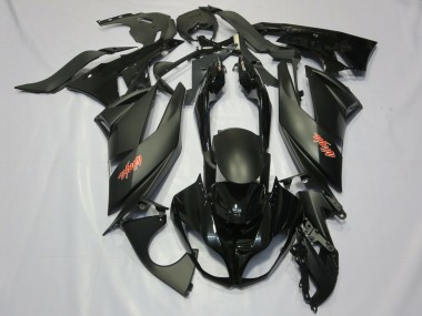 Billige Matt Schwarz Glänzendes Schwarz Rot Ninja 2009-2012 Kawasaki ZX6R Motorrad Verkleidung