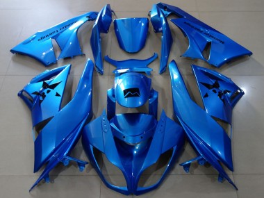 Billige Blau 2009-2012 Kawasaki ZX6R Motorrad Verkleidung